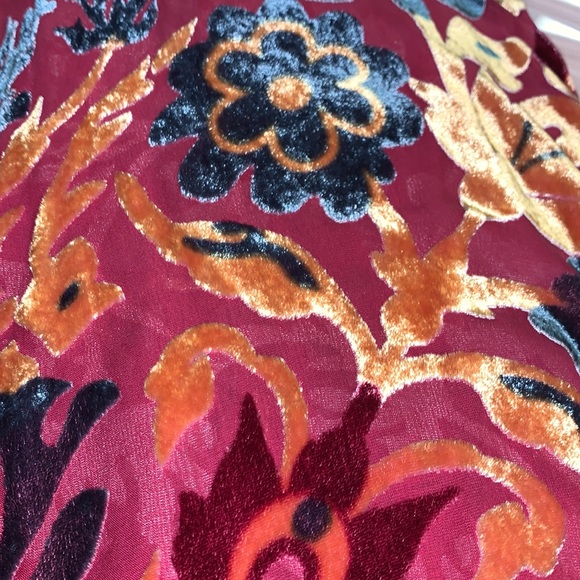 Sundance Sheer Button Up Blouse Medium - Picture 8 of 8